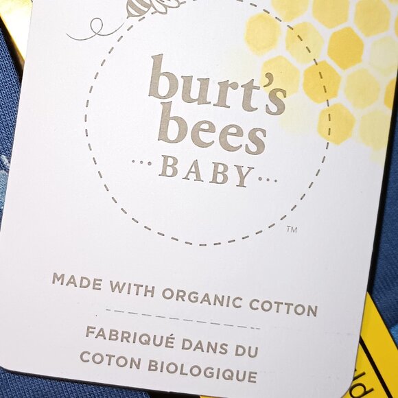 Burt's Bees Baby® Baby Boys' Dinosaur Snug Fit Footed Pajama - Dark Blue 12M - Picture 8 of 10